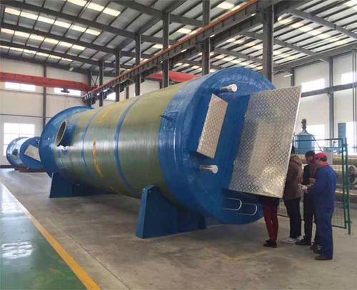 一體化預(yù)制泵站生產(chǎn)現(xiàn)場(chǎng)